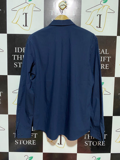 LULULEMON  |XL| BUST 21| NAVY BLUE COMMISSION LONG SLEEVE BUTTON-DOWN SHIRT