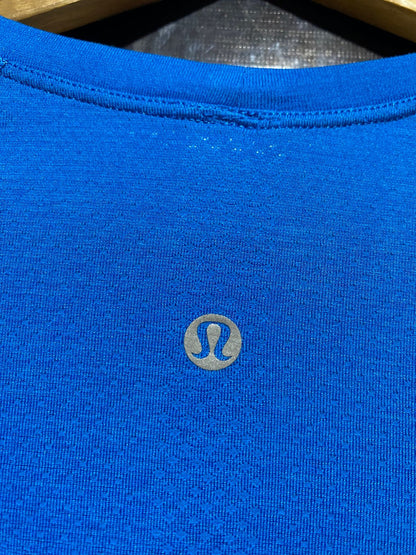 LULULEMON  |M| BUST 17| CERULEAN BLUE SWIFTLY TECH LONG SLEEVE SHIRT