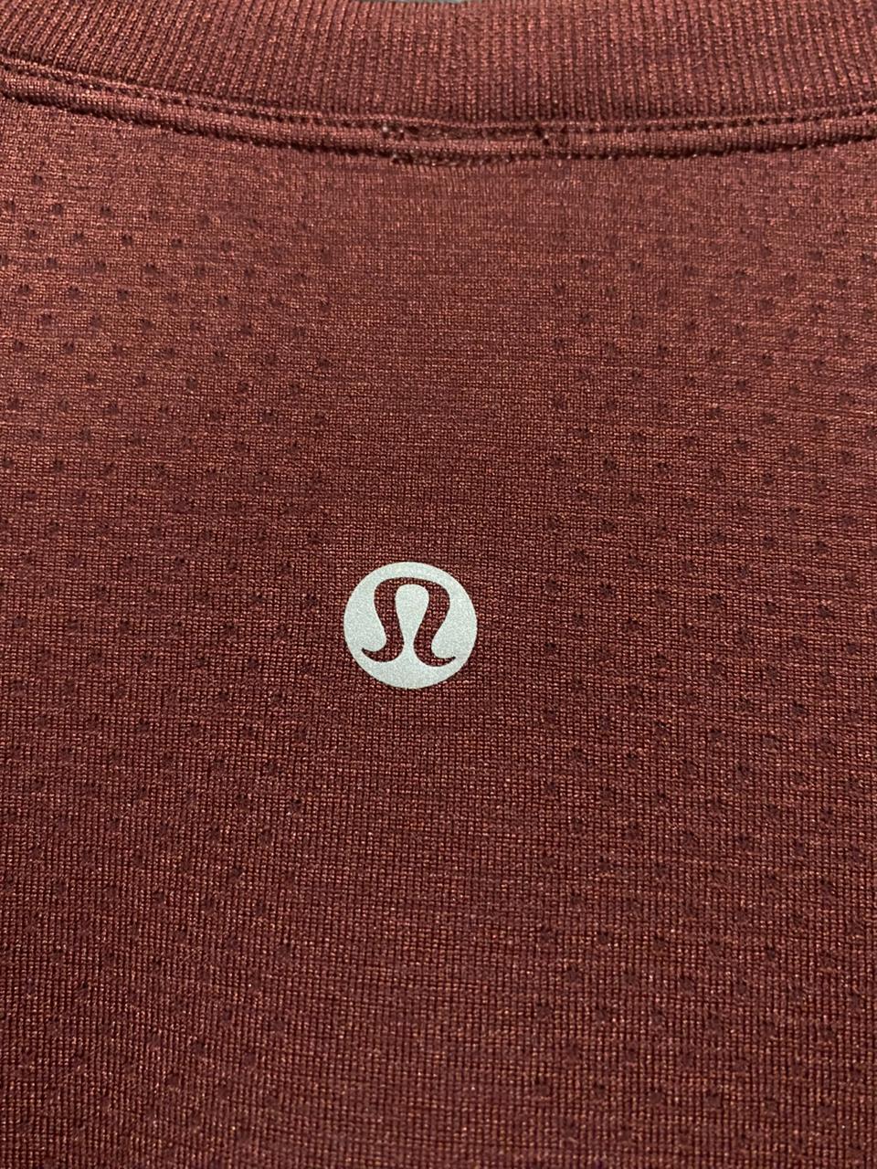 LULULEMON |M| BUST 18| SWIFTLY TECH LONG SLEEVE SHIRT IN BURGUNDY