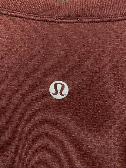 LULULEMON |M| BUST 18| SWIFTLY TECH LONG SLEEVE SHIRT IN BURGUNDY