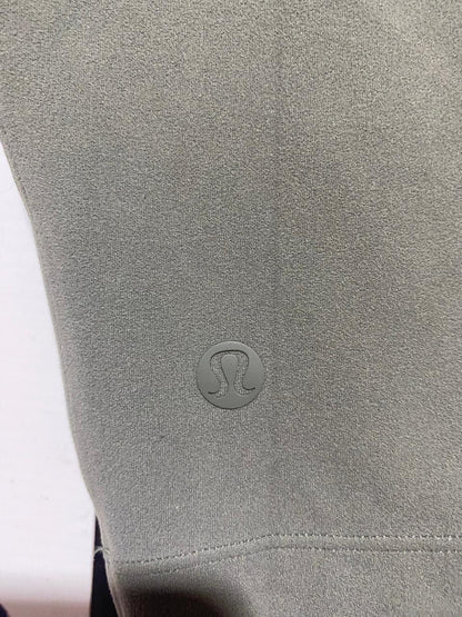 LULULEMON |S| BUST 14| ASYMMETRICAL CUT-OUT CROPPED T-SHIRT IN SAGE GREEN