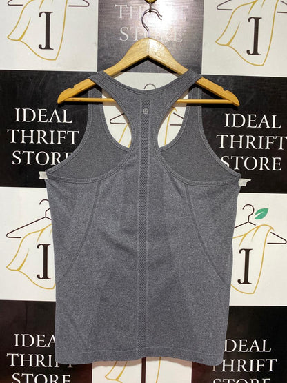 LULULEMON |L| BUST 19| SWIFTLY TECH RACERBACK TANK TOP IN DARK GREY HEATHER