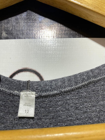 LULULEMON |L| BUST 19| SWIFTLY TECH RACERBACK TANK TOP IN DARK GREY HEATHER
