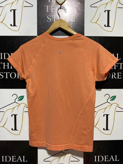 LULULEMON |M| BUST 17| SWIFTLY TECH SHORT SLEEVE T-SHIRT IN VIBRANT APRICOT