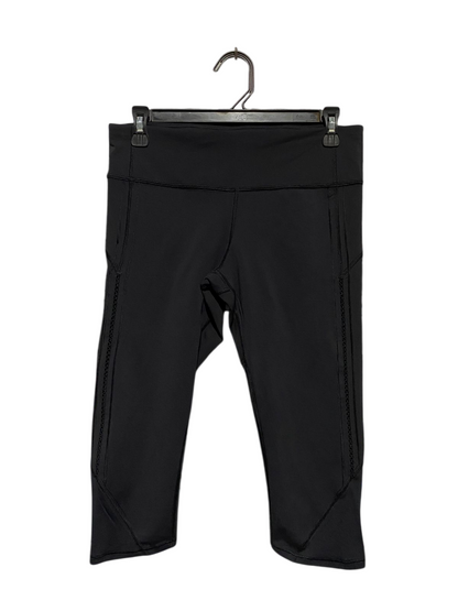 LULULEMON | M| WAIST 29| TRAIN TIMES HIGH-RISE CROP 21" - BLACK