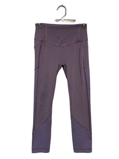 LULULEMON | S| WAIST 26| ALL THE RIGHT PLACES HIGH-RISE CROP 23" - DUSTY PURPLE