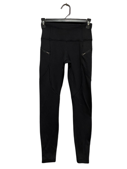 LULULEMON | XS| WAIST 24| ALL THE RIGHT PLACES HIGH-RISE TIGHTS IN BLACK