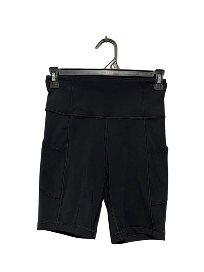 LULULEMON | XS| WAIST 24| FAST AND FREE HIGH-RISE SHORTS 8" WITH POCKETS IN BLACK
