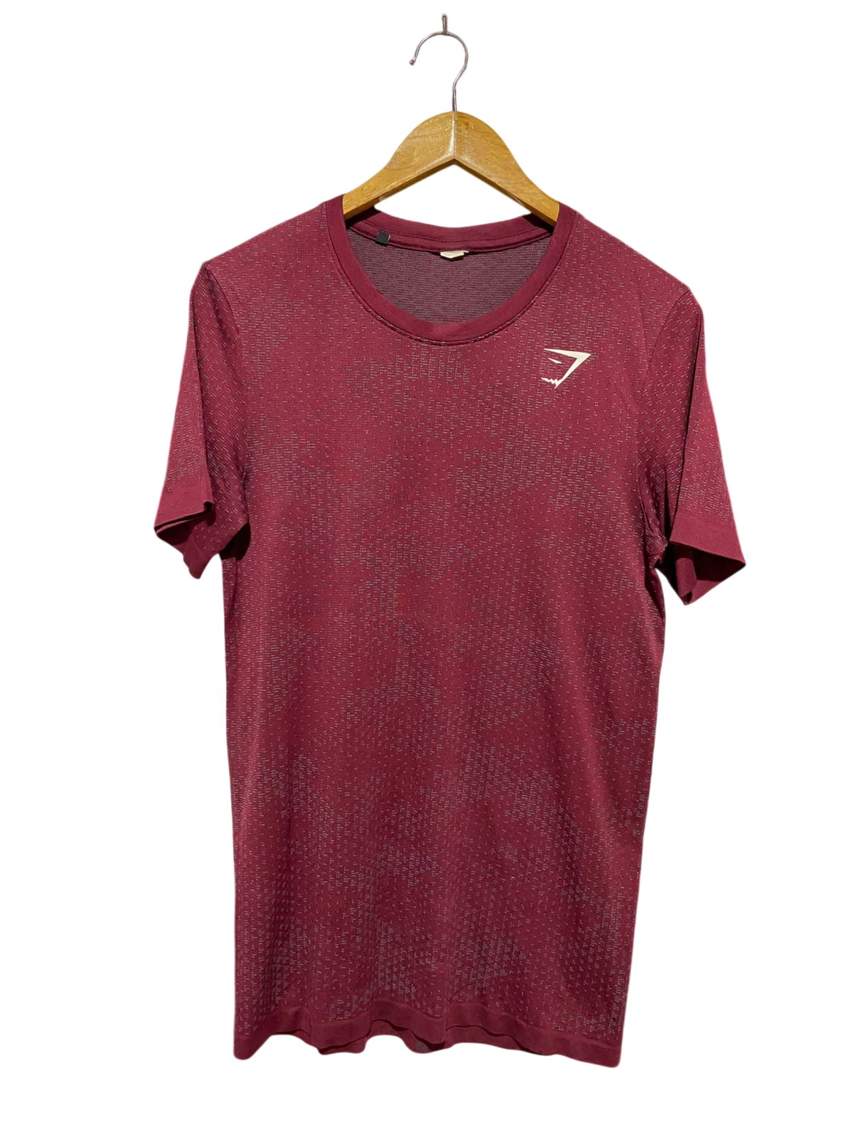 GYMSHARK | M| BUST 18| VITAL SEAMLESS 2.0 T-SHIRT IN MAROON