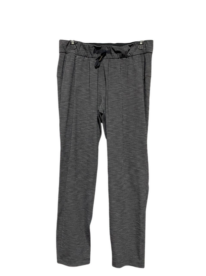 LULULEMON | L| WAIST 31| READY TO RULU HIGH-RISE STRAIGHT-LEG PANTS IN HEATHERED CHARCOAL