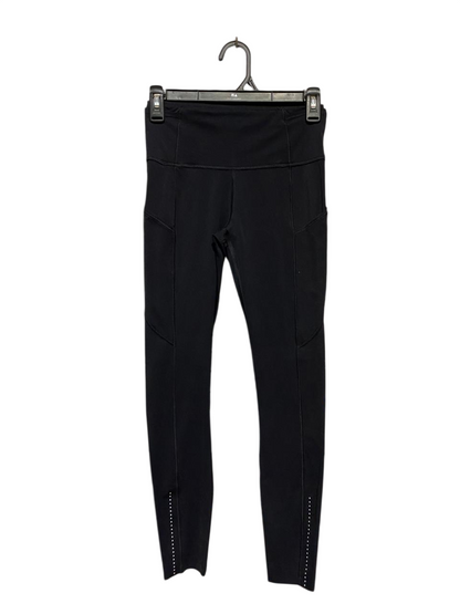 LULULEMON | XS| WAIST 24| FAST AND FREE HIGH-RISE TIGHTS WITH REFLECTIVE ANKLE DOTS