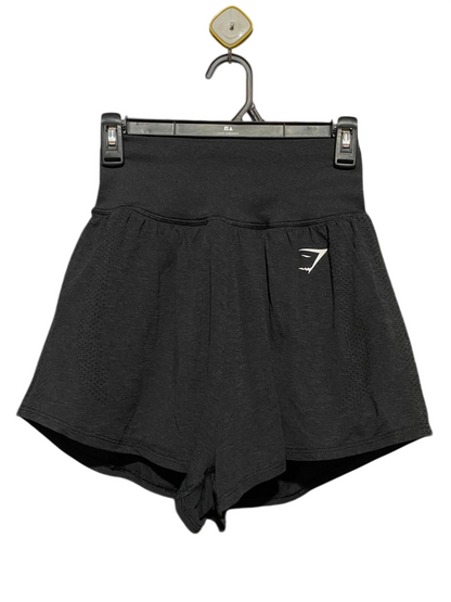 GYMSHARK | S| WAIST 23| VITAL SEAMLESS 2.0 2-IN-1 SHORTS IN BLACK