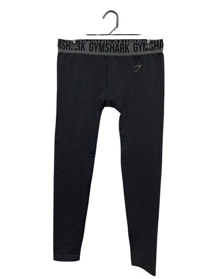 GYMSHARK | L| WAIST 31| FLEX SEAMLESS LEGGINGS IN BLACK/CHARCOAL