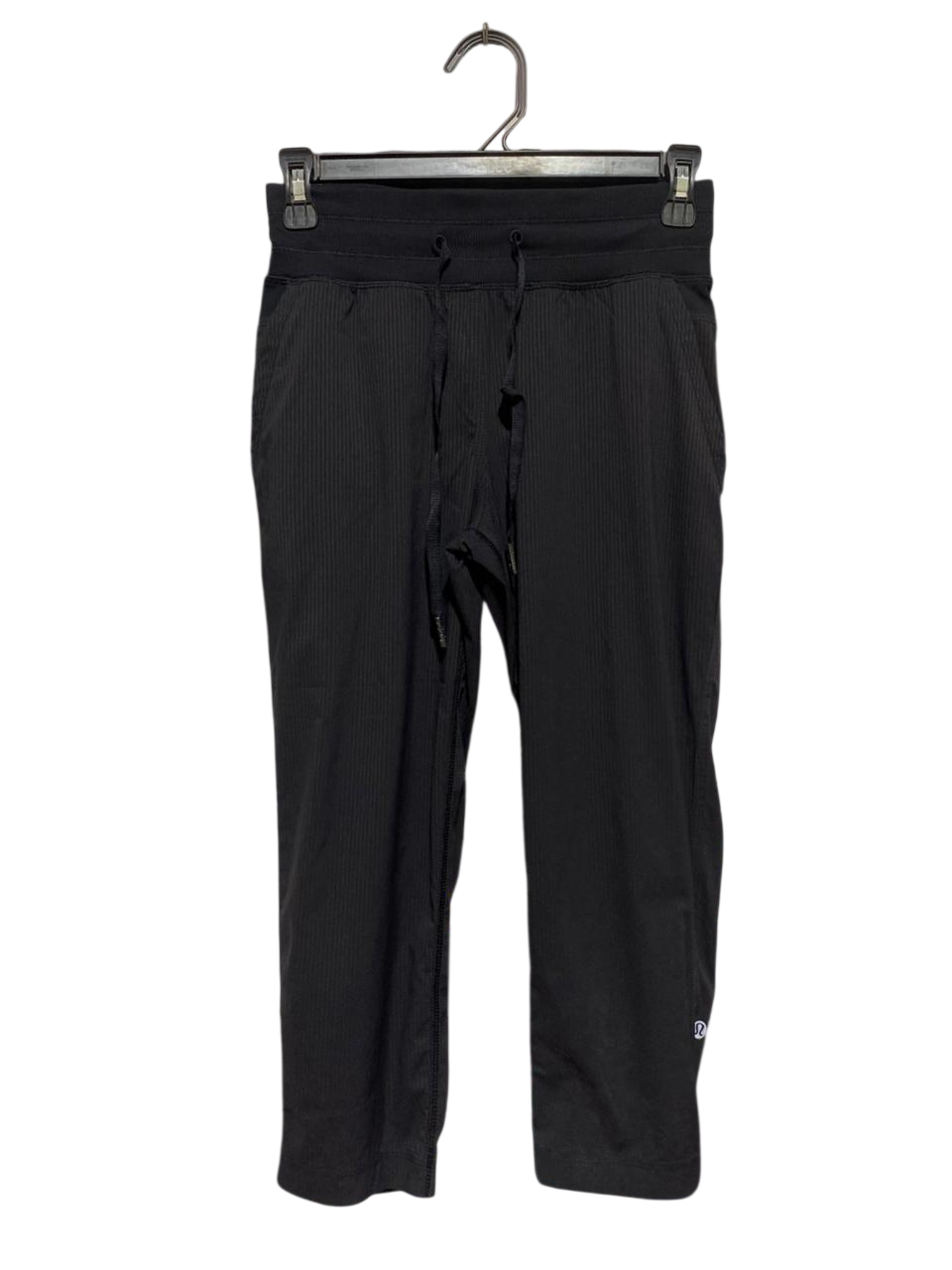 LULULEMON | M| WAIST 28| DANCE STUDIO CROP PANT IN BLACK
