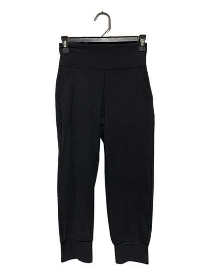 LULULEMON | S| WAIST 25| BLACK HIGH-RISE ALIGN JOGGERS WITH CUFFED ANKLES