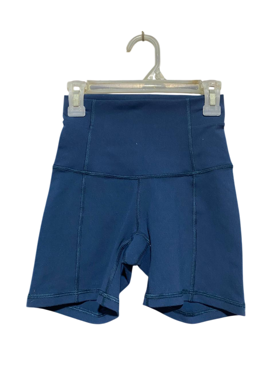 LULULEMON | XXS| WAIST 20| HIGH-RISE ALIGN BIKE SHORTS IN NAVY BLUE