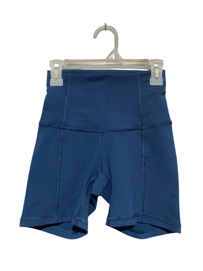 LULULEMON | XXS| WAIST 20| HIGH-RISE ALIGN BIKE SHORTS IN NAVY BLUE