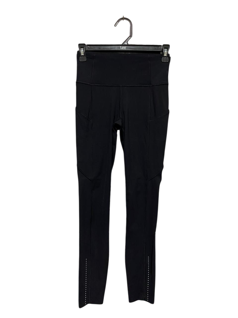 LULULEMON | XS| WAIST 24| BLACK HIGH-RISE CARGO TIGHTS WITH REFLECTIVE
