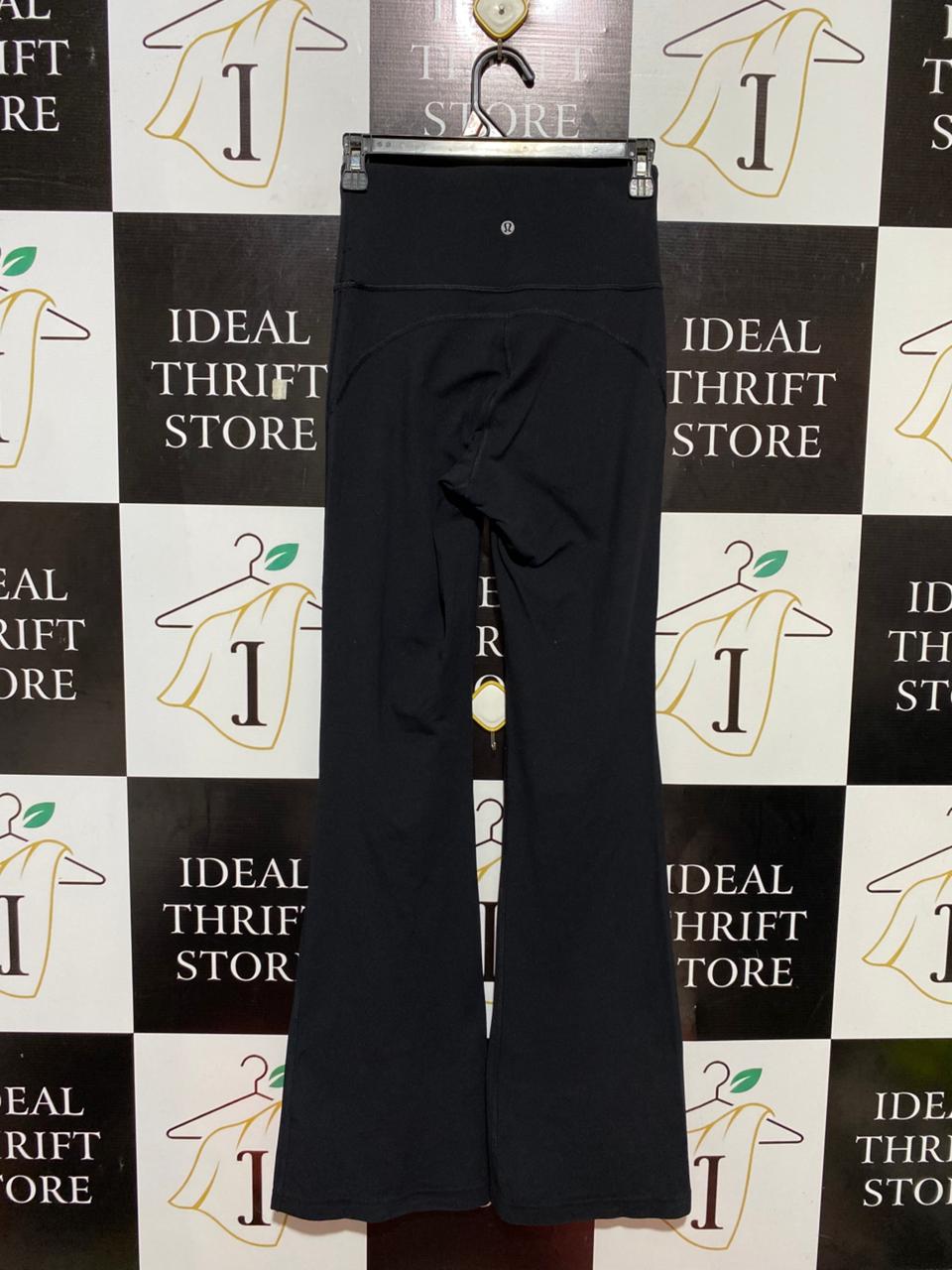 LULULEMON | XS| WAIST 24| GROOVE SUPER-HIGH-RISE FLARED PANT - BLACK