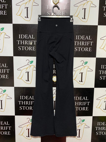 LULULEMON | XS| WAIST 24| GROOVE SUPER-HIGH-RISE FLARED PANT - BLACK