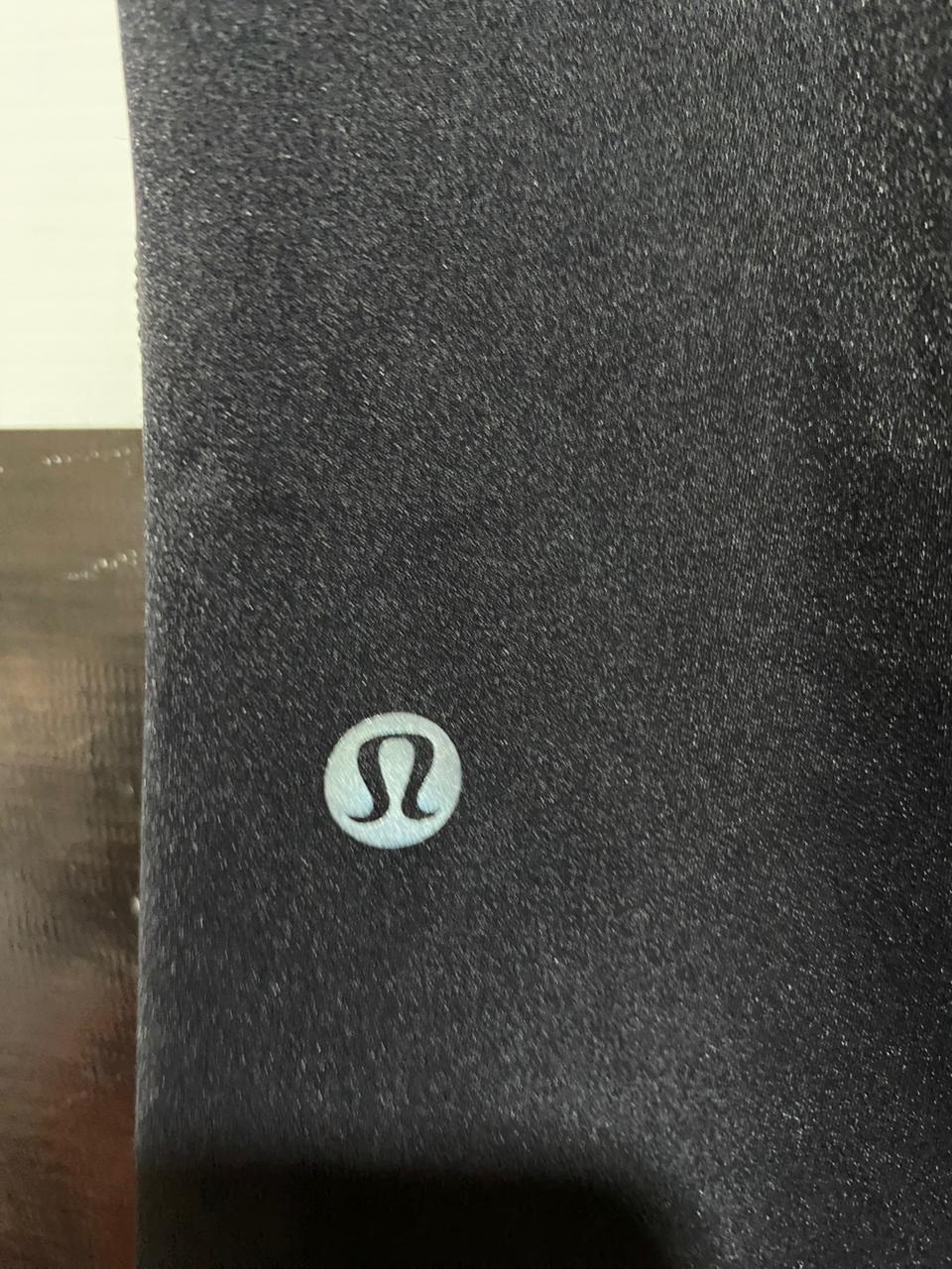 LULULEMON | L| WAIST 30| BLACK HIGH-RISE CROPPED YOGA PANTS