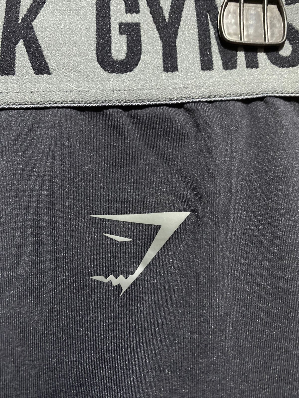 GYMSHARK | L| WAIST 31| FLEX SEAMLESS LEGGINGS IN BLACK/CHARCOAL