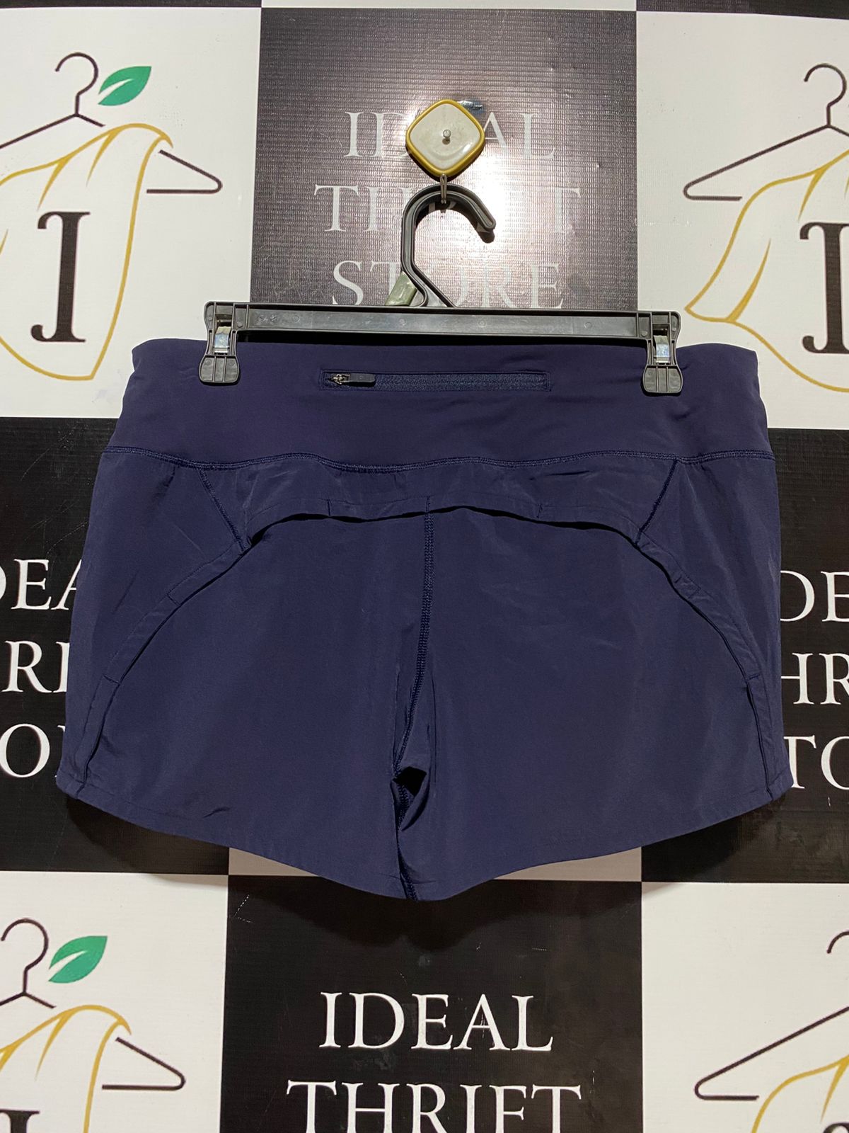 LULULEMON | L| WAIST 32| SPEED UP LOW-RISE LINED SHORTS IN NAVY BLUE