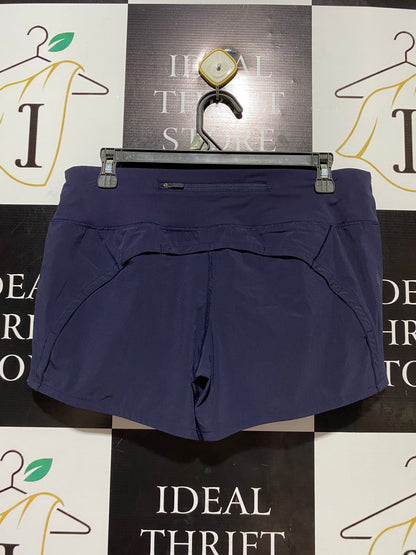 LULULEMON | L| WAIST 32| SPEED UP LOW-RISE LINED SHORTS IN NAVY BLUE