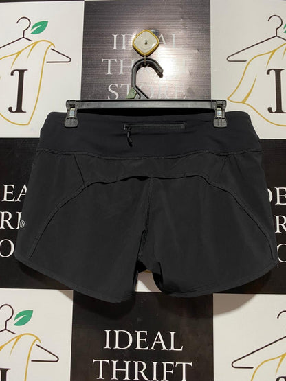 LULULEMON | L| WAIST 30| SPEED UP LOW-RISE LINED RUNNING SHORTS IN BLACK