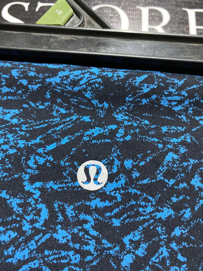 LULULEMON | S| WAIST 25| WUNDER UNDER HIGH-RISE TIGHTS IN BLUE BRUSHSTROKE PRINT