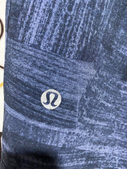 LULULEMON | L| WAIST 30| LINED SHORTS IN WAVE BRUSH PRINT