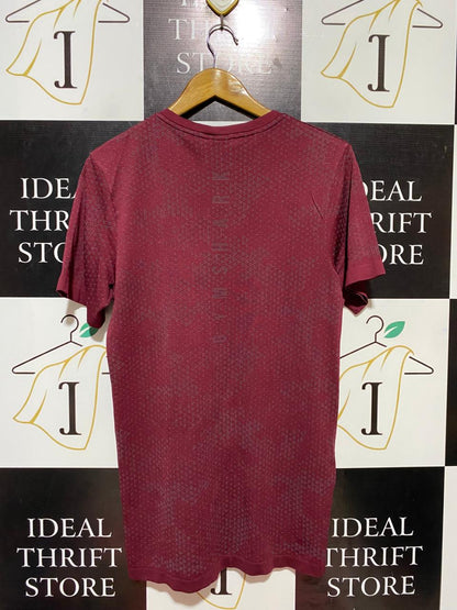 GYMSHARK | M| BUST 18| VITAL SEAMLESS 2.0 T-SHIRT IN MAROON