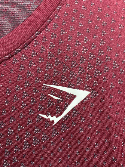 GYMSHARK | M| BUST 18| VITAL SEAMLESS 2.0 T-SHIRT IN MAROON