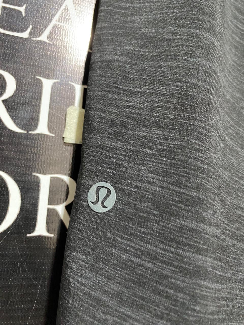 LULULEMON | M| WAIST 28| PACE BREAKER LINED SHORTS IN HEATHERED BLACK