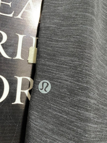 LULULEMON | M| WAIST 28| PACE BREAKER LINED SHORTS IN HEATHERED BLACK
