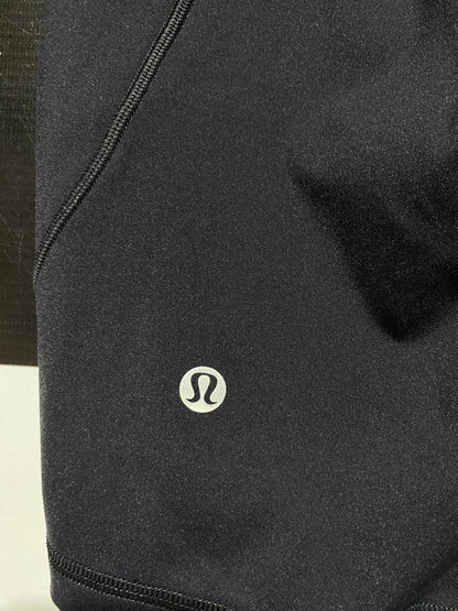 LULULEMON | XS| WAIST 24| FAST AND FREE HIGH-RISE SHORTS 8" WITH POCKETS IN BLACK