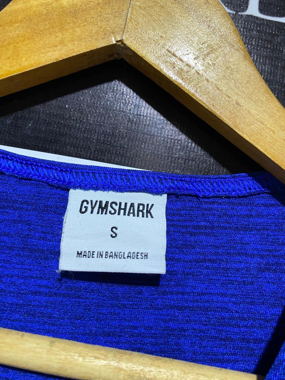 GYMSHARK | S| BUST 18| ARRIVAL SLEEVELESS T-SHIRT IN HYPER BLUE