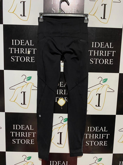 LULULEMON | XS| WAIST 24| ALL THE RIGHT PLACES HIGH-RISE TIGHTS IN BLACK