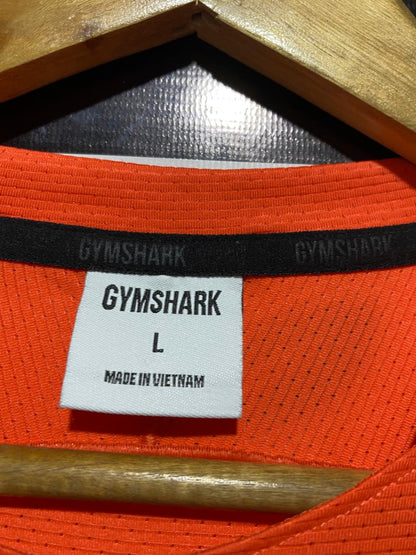 GYMSHARK | L| BUST 21| APEX SEAMLESS T-SHIRT - VIBRANT ORANGE