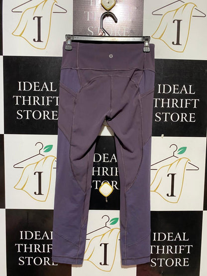 LULULEMON | S| WAIST 26| ALL THE RIGHT PLACES HIGH-RISE CROP 23" - DUSTY PURPLE