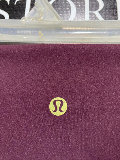 LULULEMON | XXS| WAIST 22| WUNDER TRAIN HIGH-RISE TIGHT 25" WITH GOLD LOGO - CASSIS