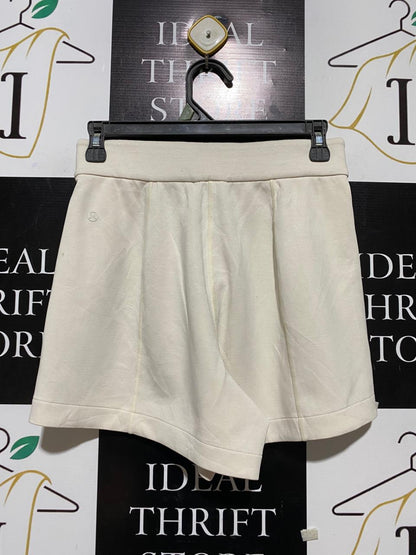 LULULEMON |S| WAIST 26| SOFTSTREME HIGH-RISE SHORT 4" WHITE OPAL