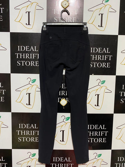 LULULEMON | XS| WAIST 24| CITY SLEEK 5 POCKET HIGH-RISE PANT BLACK