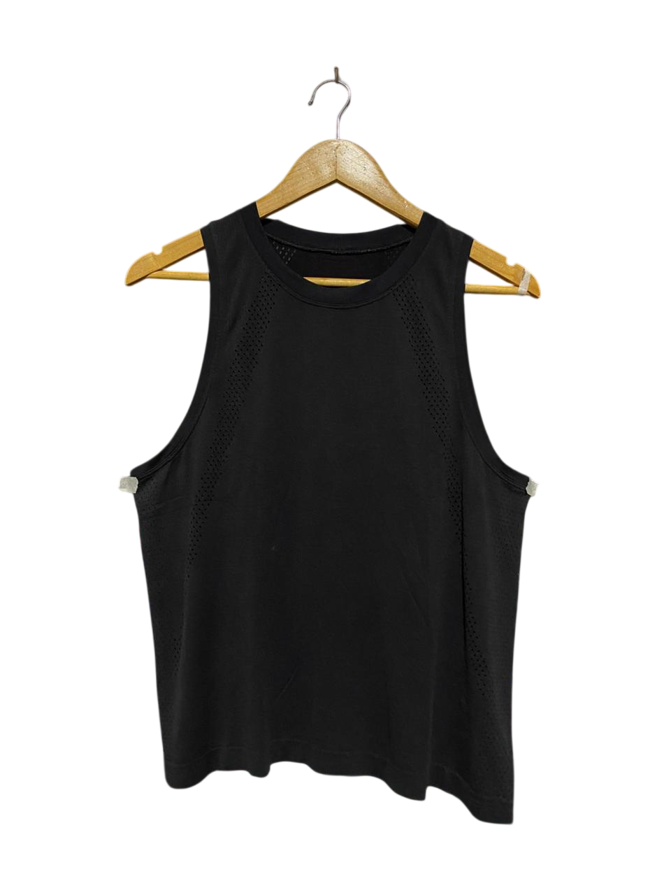 LULULEMON |L| BUST 19| SWIFTLY TECH HIGH-NECK TANK TOP 2.0 – CLASSIC BLACK MESH