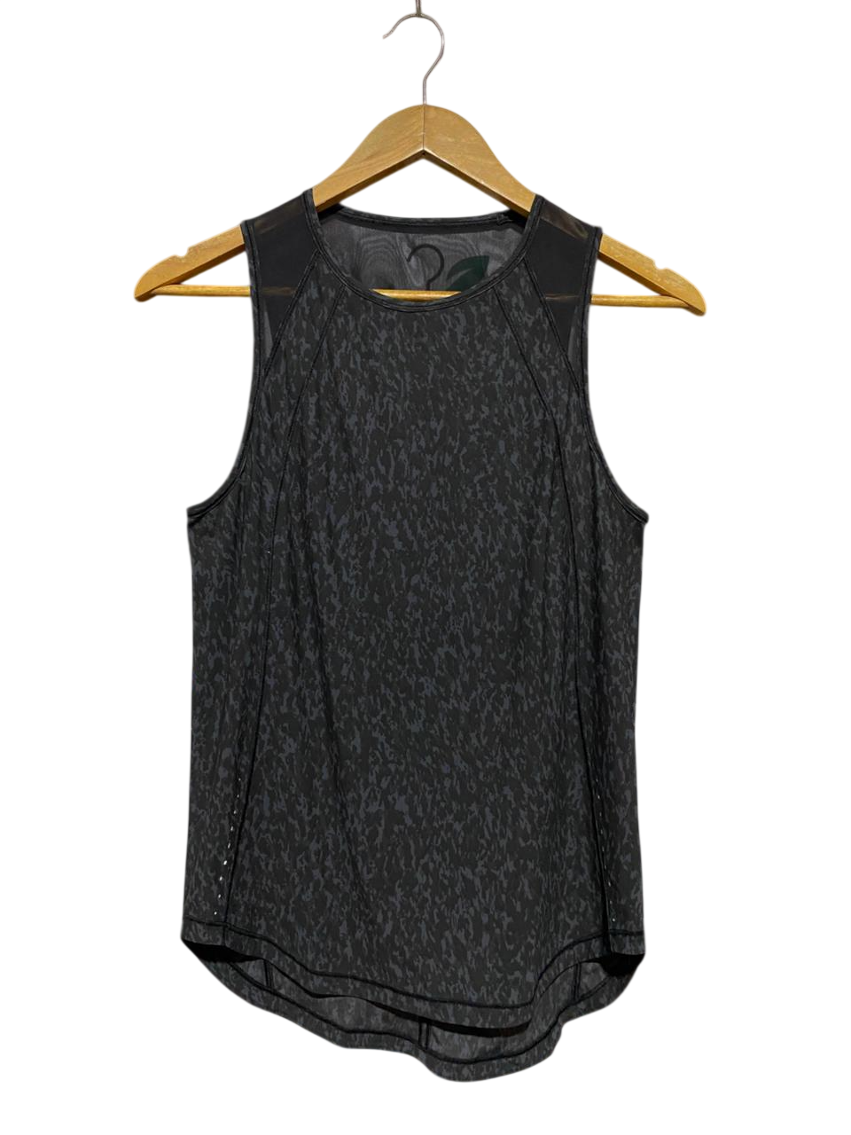 LULULEMON |S| BUST 16| SCULPT TANK TOP - LEOPARD CAMO DEEP COAL