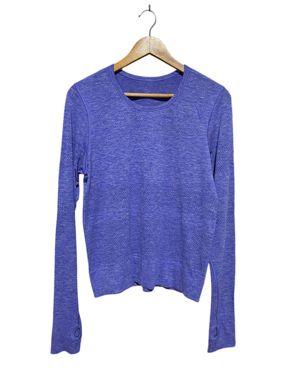 LULULEMON |L| BUST 19| SWIFTLY TECH LONG SLEEVE 2.0 - HEATHERED PERIWINKLE