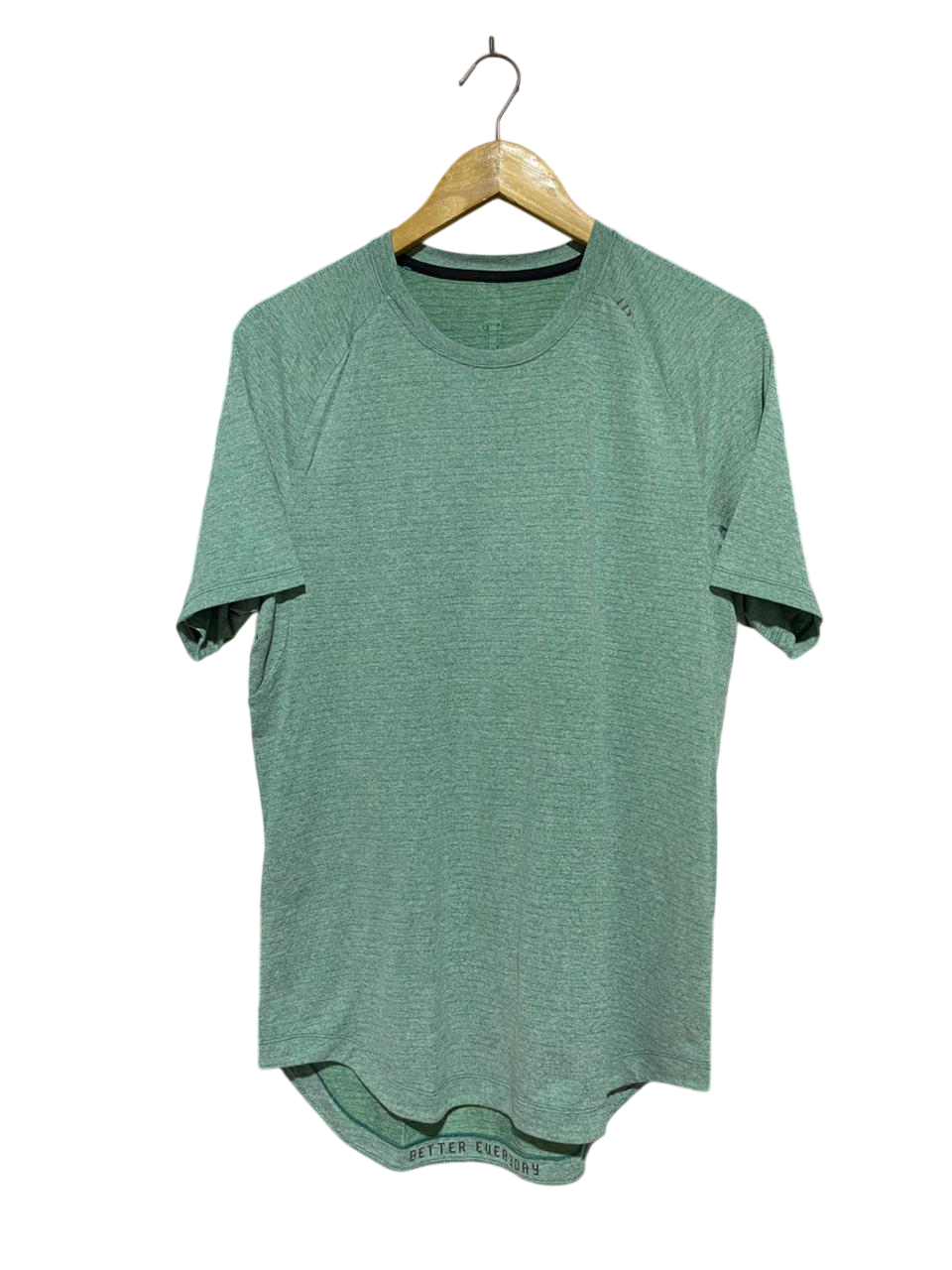 LULULEMON |L| BUST 21| METAL VENT TECH SHORT SLEEVE 2.0 - HEATHERED MINT GREEN