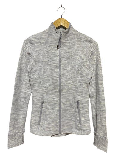LULULEMON |M| BUST 16| DEFINE JACKET - HEATHERED STRIATED LIGHT GREY