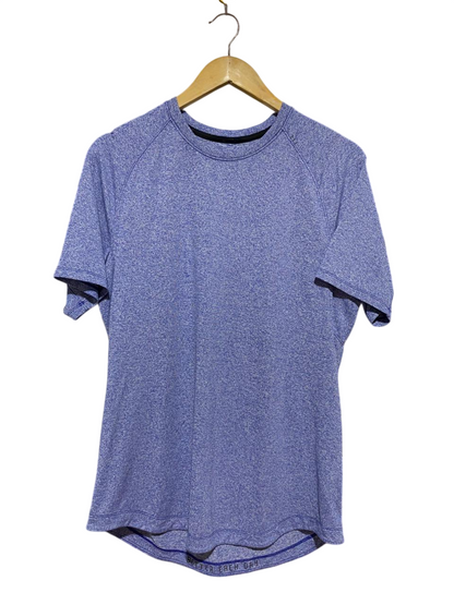 LULULEMON |L| BUST 19| METAL VENT TECH SHORT SLEEVE 2.0 - HEATHERED PERIWINKLE