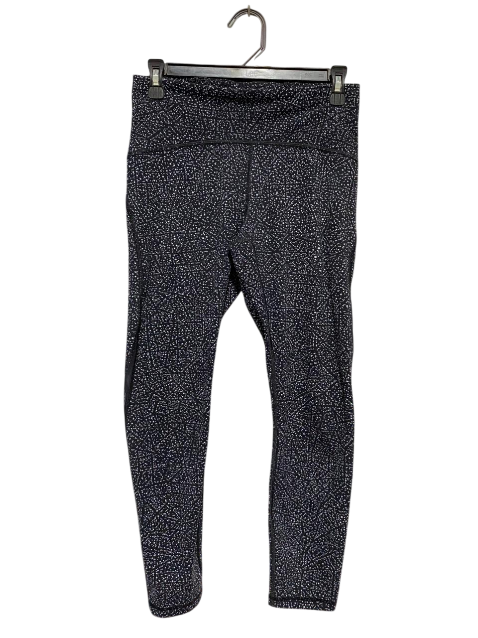 LULULEMON | M| WAIST 28| HIGH-RISE WUNDER UNDER LEGGINGS – BLACK & WHITE CRACKLE DOT PRINT